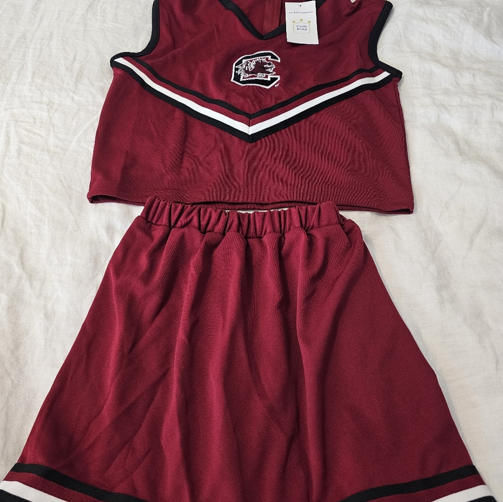 Girls South Carolina Gamecocks XL cheer outfit